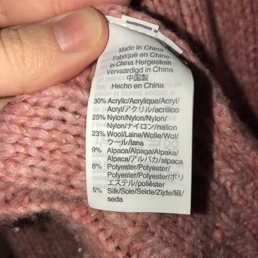 Madewell Bubble-Sleeve Cableknit Cardigan Sweater - Picture 7 of 8